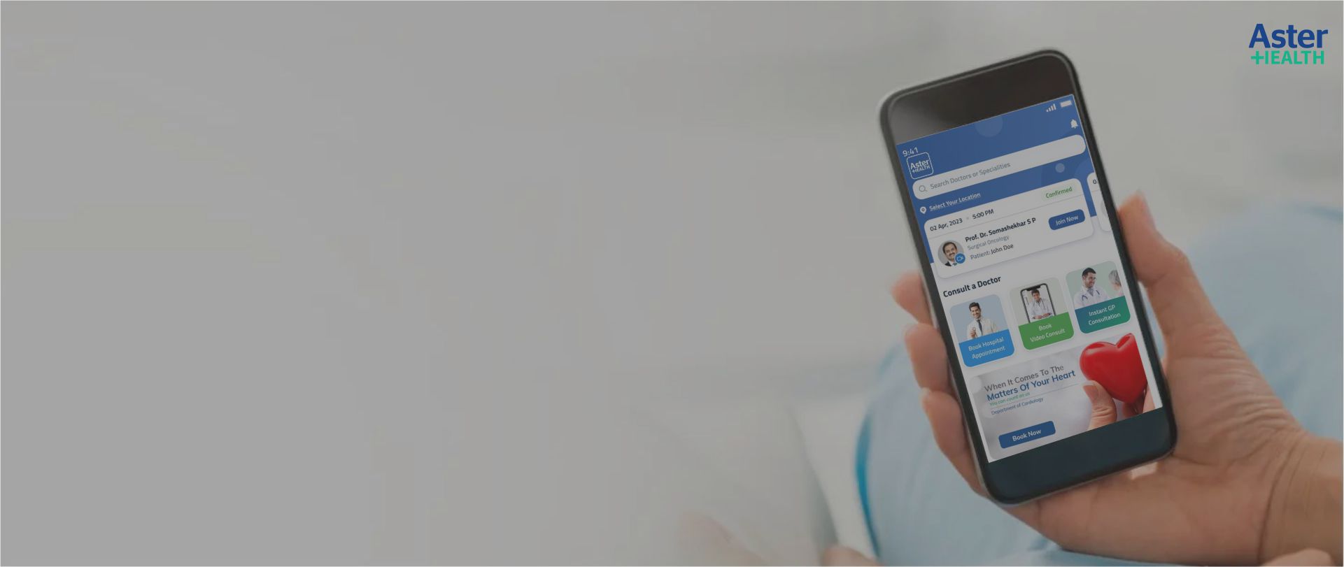 Aster Health app